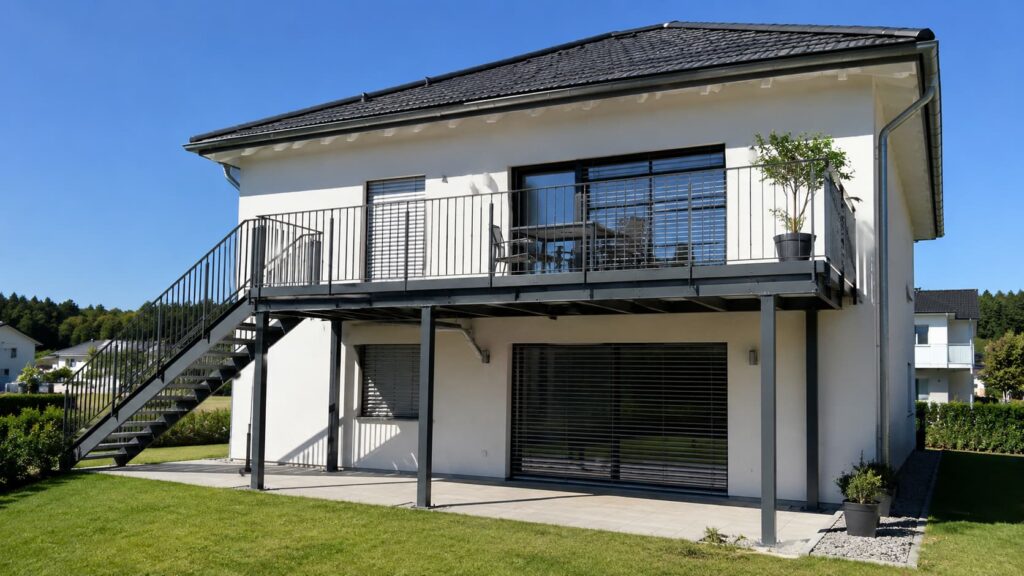 Anbaubalkon Metall Starkmetall
